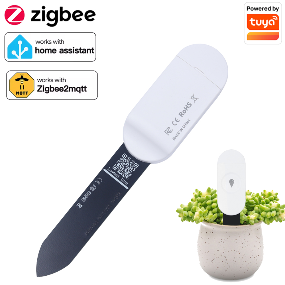 Smart Garden Monitor - Tuya Zigbee Sıcaklık Nem Nem Dedektörü