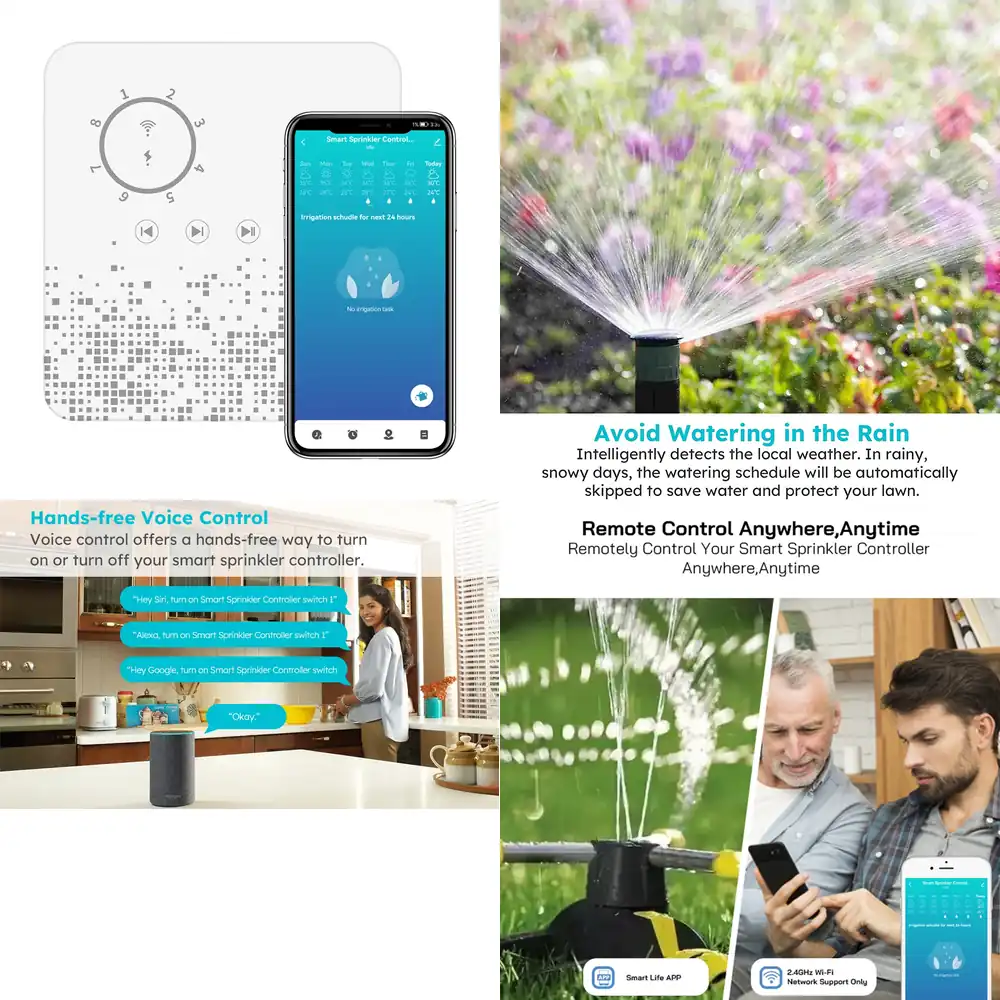 Smart Garden Zone - Qwinn 2026-Rehent Akıllı Uygulama 8 Bölgeli