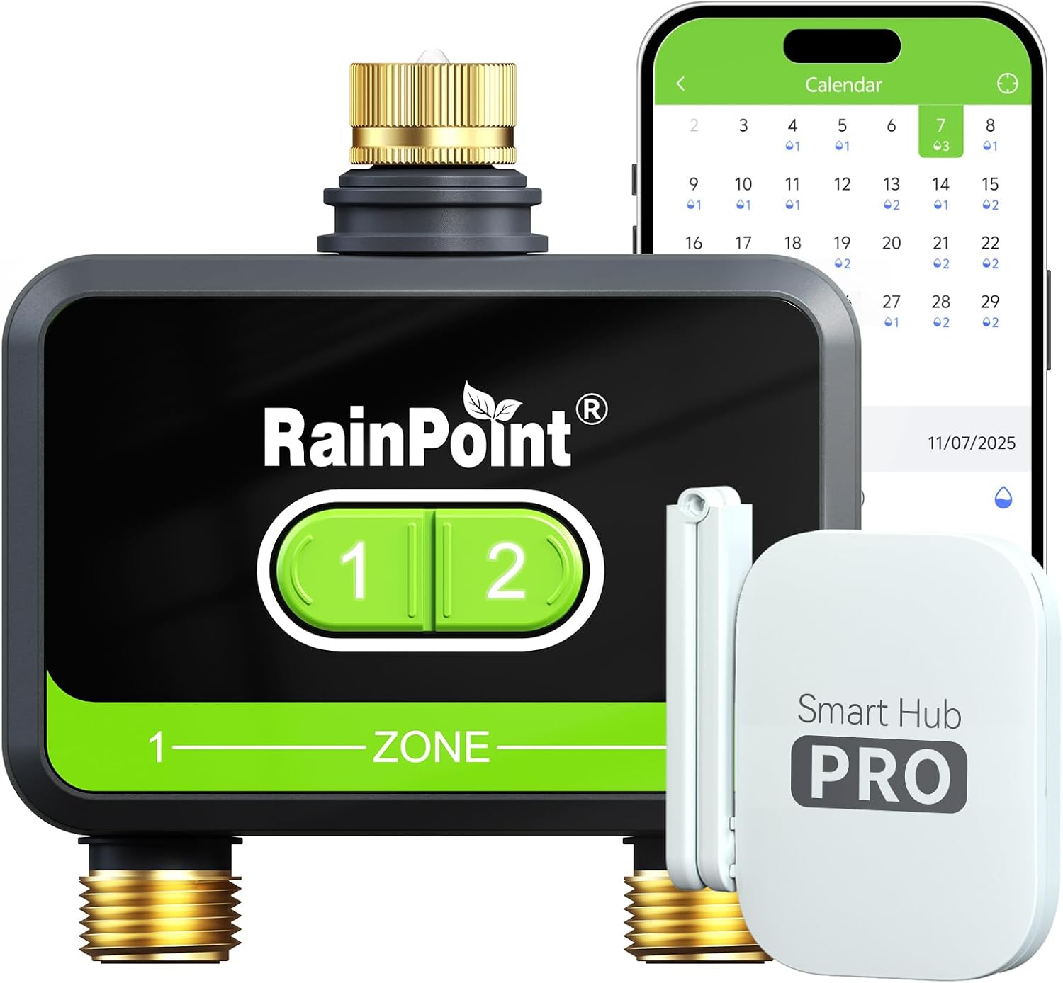 Smart Garden Zone - Bahçe Hortumu için Pirinç Bağlantılı 2