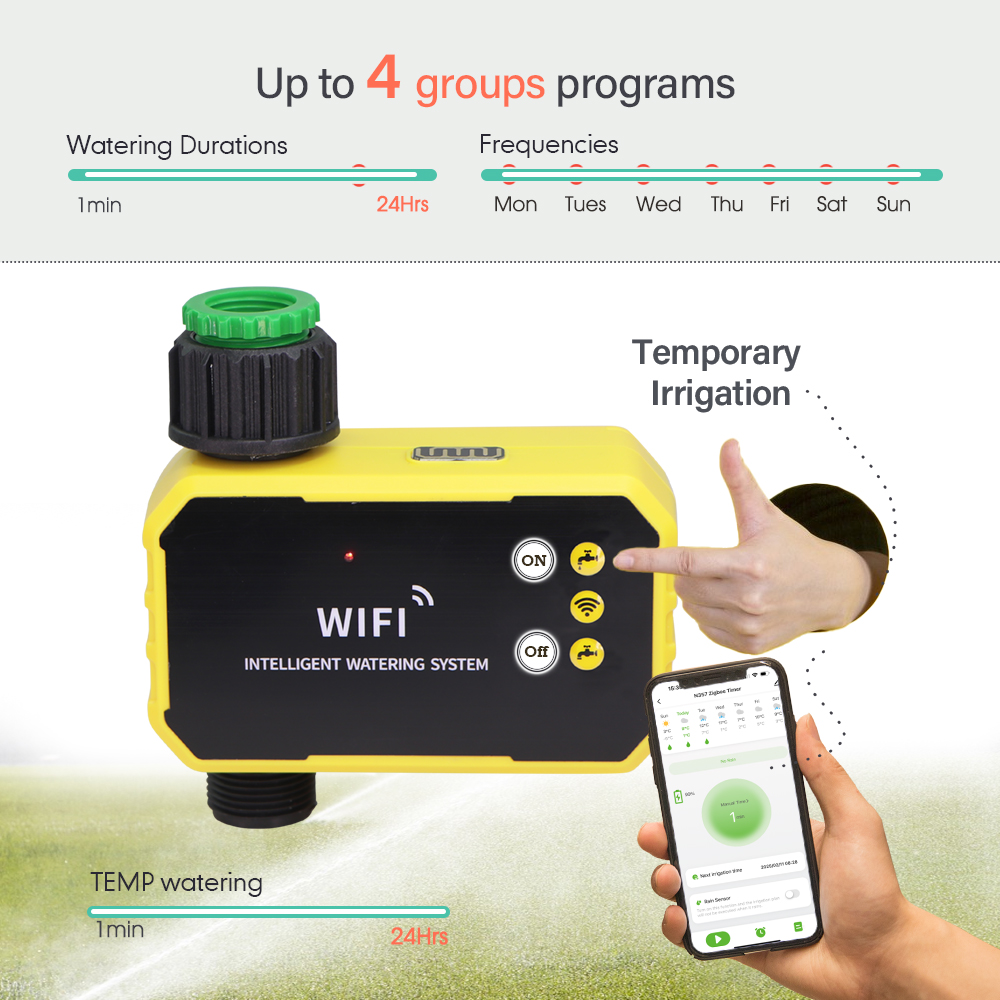 Zigbee Akıllı Sulama Zamanlayı - Smart Garden Tap incelemesi ve fiyatı