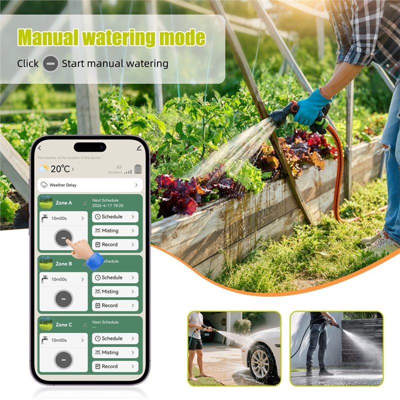 LLCS-3 Bölge Akıllı Su Zamanla - Smart Garden Zone incelemesi ve fiyatı