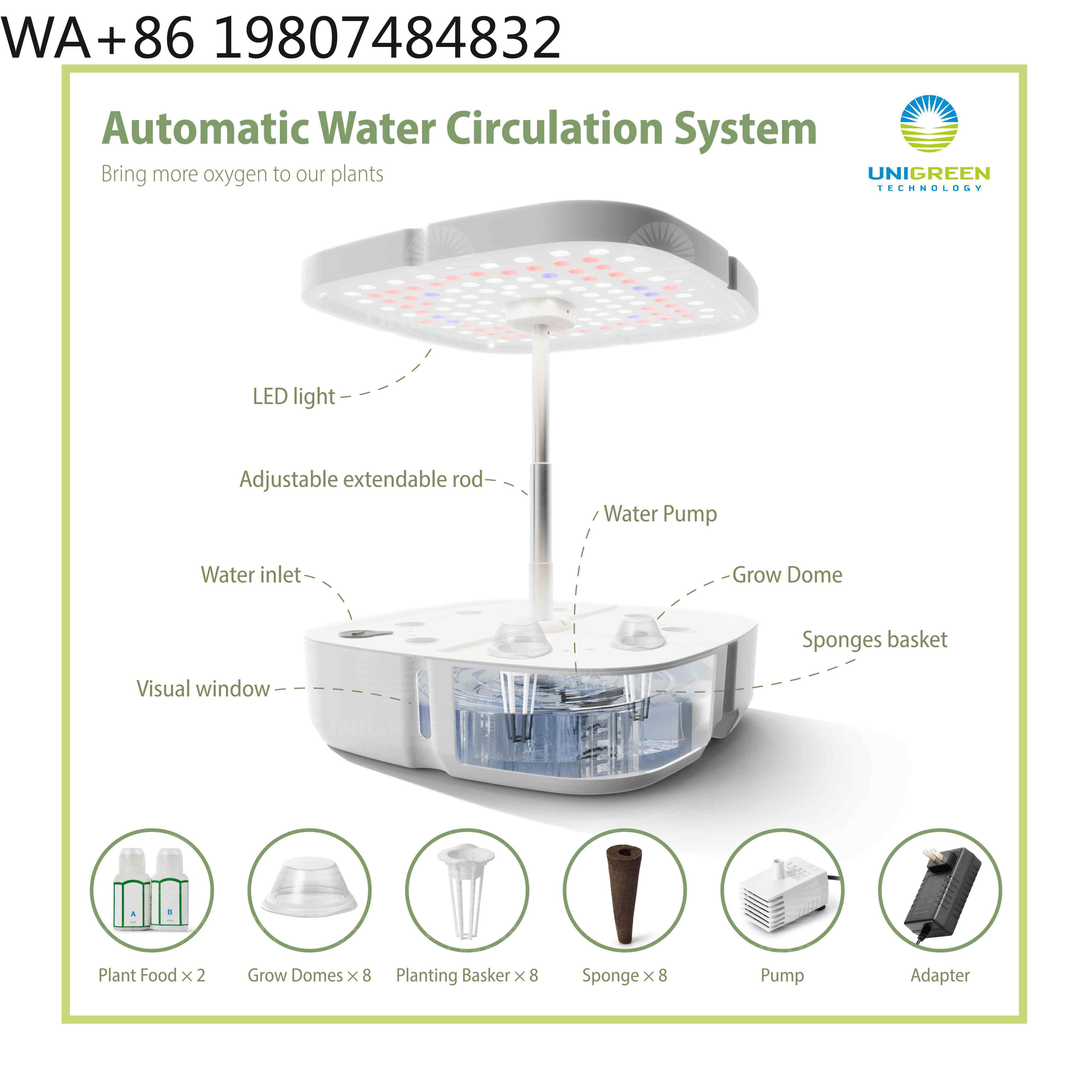 8 Bölmeli Mini Hidroponik Yeti - Hydroponic Grow Pod incelemesi ve fiyatı