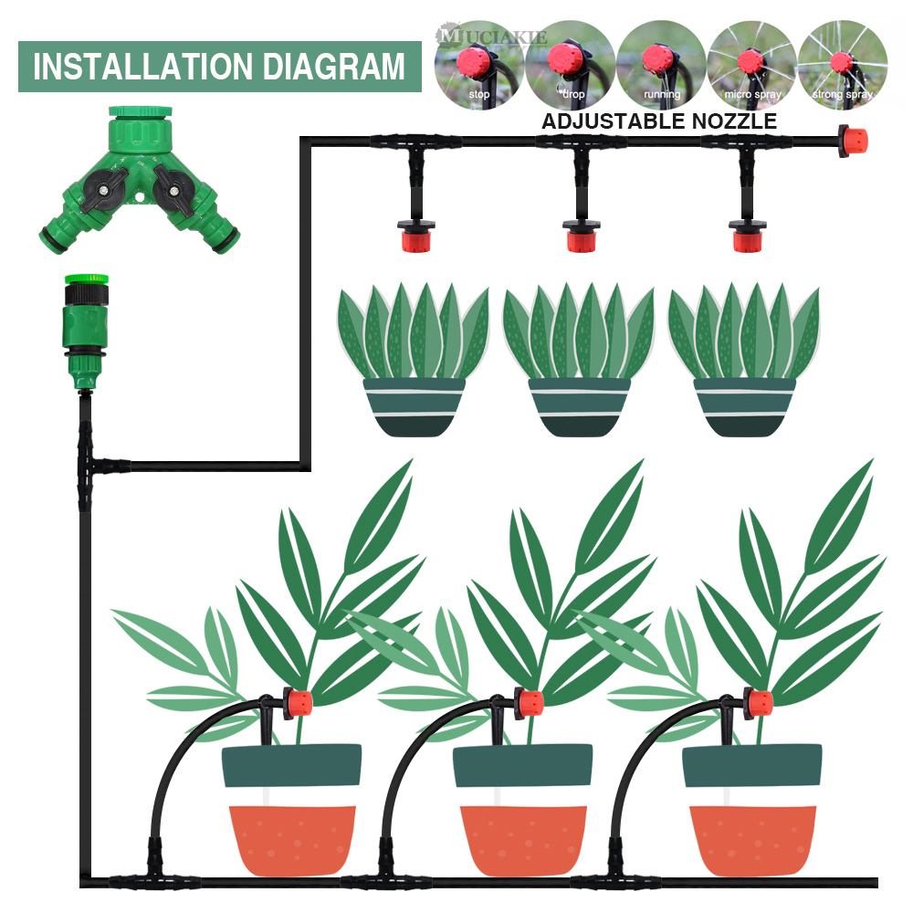 50-5M 1/4 ''hortum ayarlanabil - Yoocaa Smart Garden incelemesi ve fiyatı