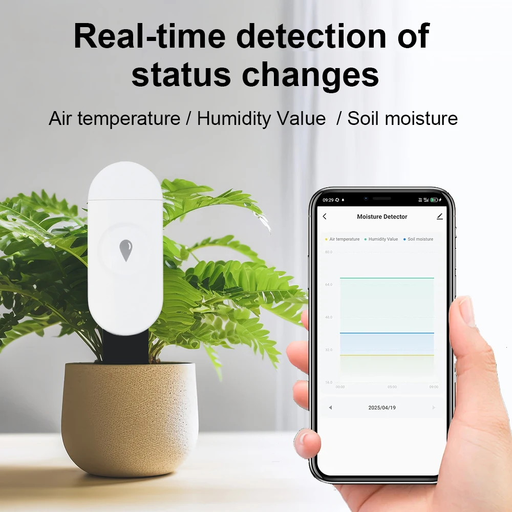 Tuya Zigbee Sıcaklık Nem Nem D - Smart Garden Monitor incelemesi ve fiyatı
