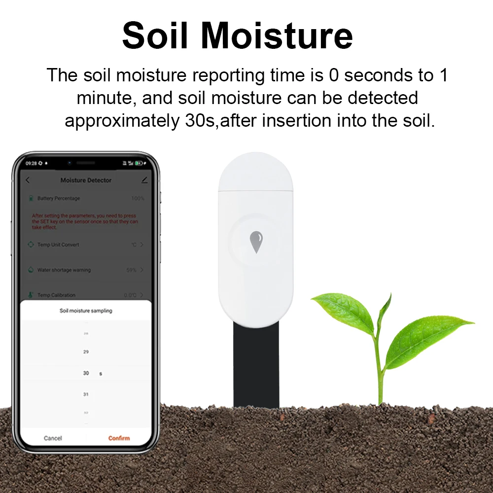 Tuya Zigbee Sıcaklık Nem Nem D - Smart Garden Monitor incelemesi ve fiyatı