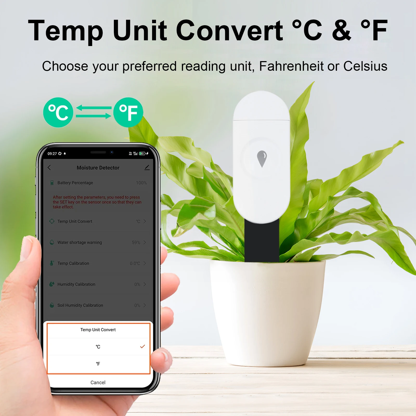 Tuya Zigbee Sıcaklık Nem Nem D - Smart Garden Monitor incelemesi ve fiyatı