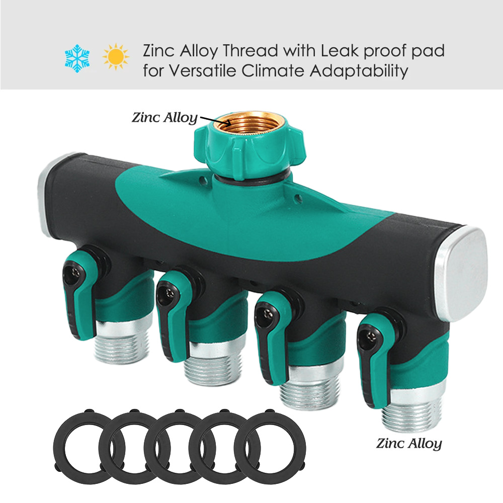 Ağır Hizmet Tipi Metal 4 Yollu - Smart Garden Hose Valve incelemesi ve fiyatı