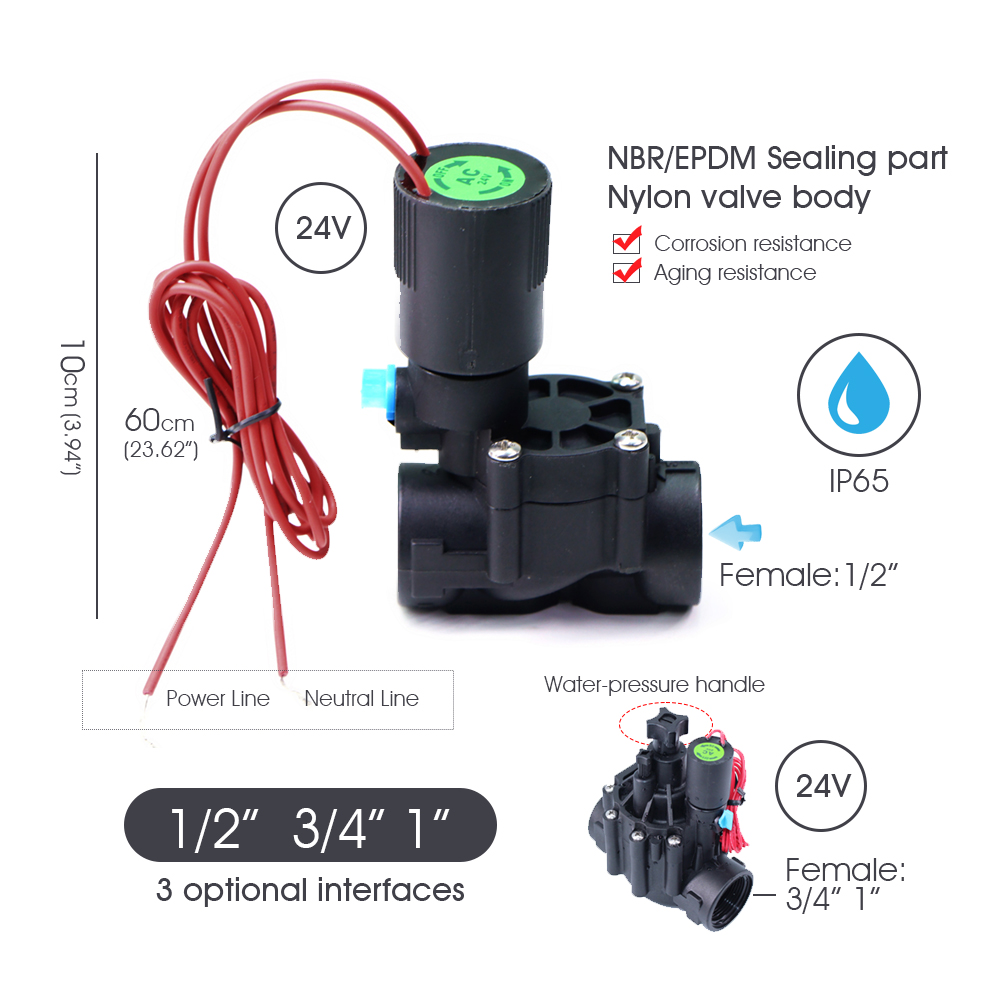 Bahçe Hortumu Solenoid Valf Ko - Smart Garden Zone incelemesi ve fiyatı